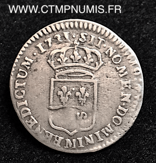 LOUIS XV 1/12 ECU DE FRANCE 1721 M TOULOUSE