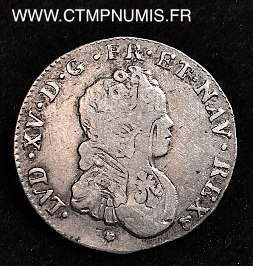 LOUIS XV 1/10 ECU VERTUGADIN 1716 M TOULOUSE