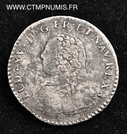 LOUIS XV 1/10 ECU ARGENT 1726 M TOULOUSE