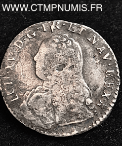  LOUIS XV 1/10 ECU ARGENT 1727 M TOULOUSE