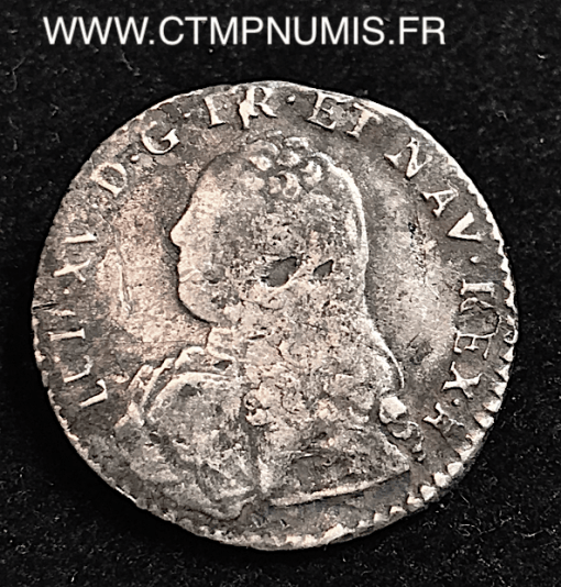 LOUIS XV 1/10 ECU ARGENT 1727 M TOULOUSE