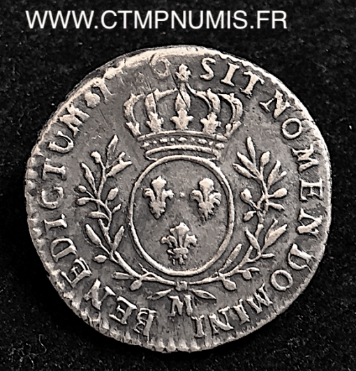 LOUIS XV 1/10 ECU ARGENT 1740 M TOULOUSE