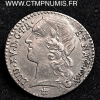 LOUIS XV 1/10 ECU ARGENT AU BANDEAU 1741 M TOULOUSE