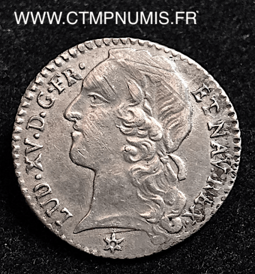 LOUIS XV 1/10 ECU AU BANDEAU 1741 M TOULOUSE