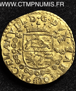 ITALIE SAVOIE DUCAT OR CHARLES EMMANUEL I° 1603