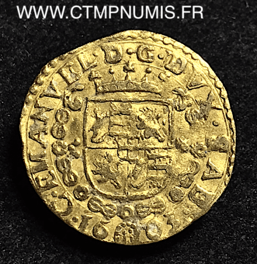 ITALIE SAVOIE DUCAT OR CHARLES EMMANUEL I° 1603