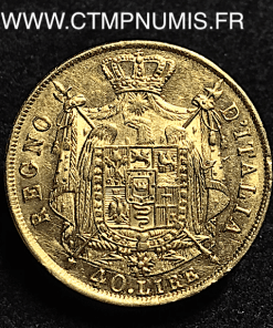 ITALIE 40 LIRE OR NAPOLEON EMPEREUR 1812 M MILAN