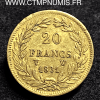 20 FRANCS OR LOUIS PHILIPPE I° 1831 W LILLE