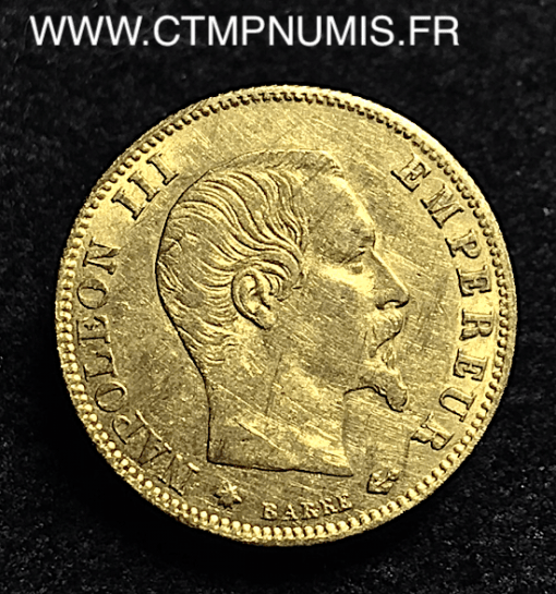 5 FRANCS OR NAPOLEON III 1860 BB STRASBOURG