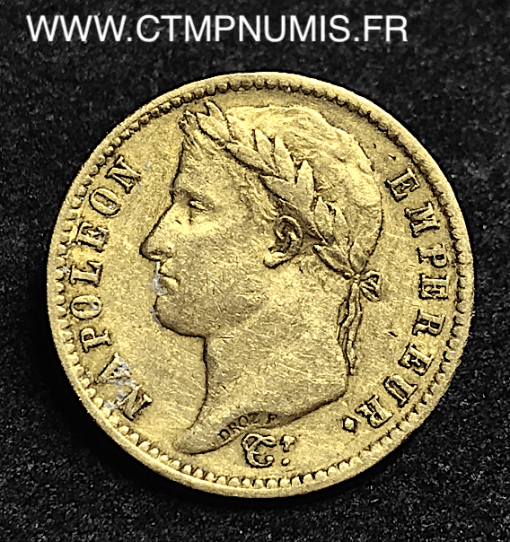 20 FRANCS OR NAPOLEON I° EMPEREUR 1812 R ROME