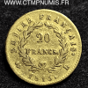 20 FRANCS OR NAPOLEON CENT-JOURS 1815 BAYONNE