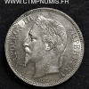 5 FRANCS ARGENT NAPOLEON III 1868 A PARIS