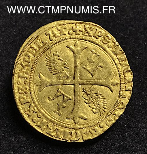 LOUIS XII ECU D'OR AU PORC EPIC ROUEN TRES BEAU