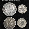 LOT DE 4 MONNAIES ARGENT CERES, NAPOLEON III,