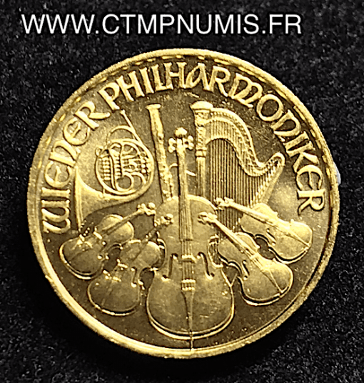 AUTRICHE 1/10 ONCE OR PHILARMONIQUE VIENNE 1993