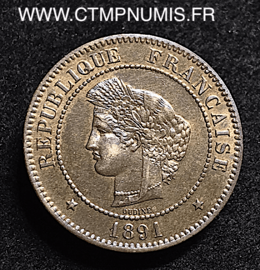 5 CENTIMES CERES 1891 A PARIS SUP+