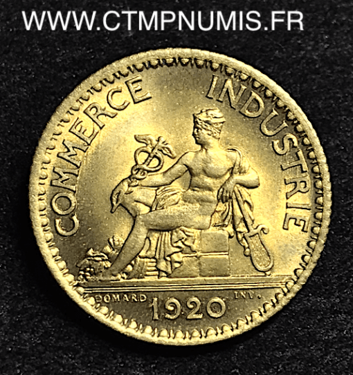 1 FRANC DOMARD CHAMBRES DE COMMERCE 1920 SPL