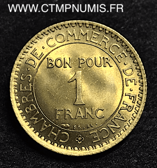 1 FRANC DOMARD CHAMBRES DE COMMERCE 1920 SPL