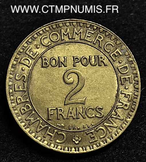 2 FRANCS DOMARD CHAMBRES DE COMMERCE 1920