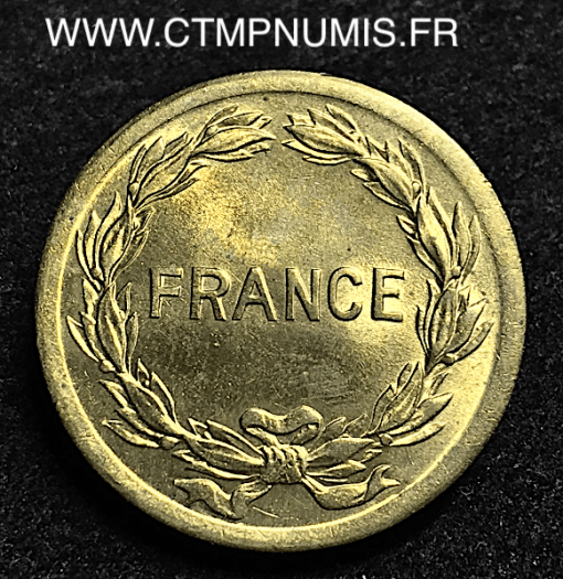 2 FRANCS FRANCE 1944 PHILADELPHIE SUP+