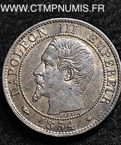 1 CENTIME NAPOLEON TETE NUE 1854 MA MARSEILLE