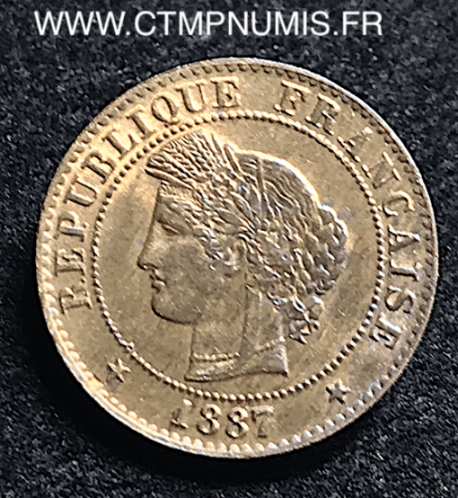 1 CENTIME CERES 1887 A PARIS SUP