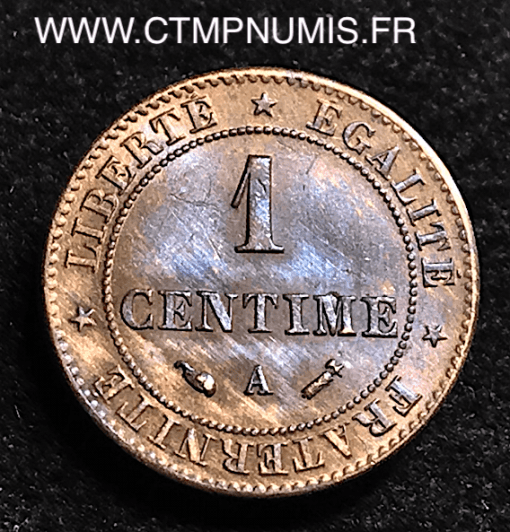 1 CENTIME CERES 1887 A PARIS SUP