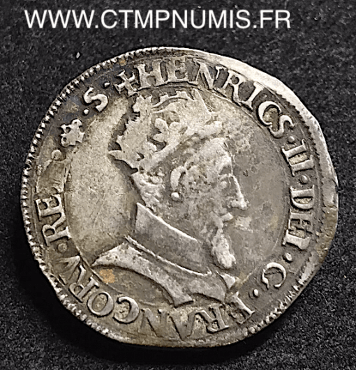 HENRI II TESTON TETE COURONNEE 1554 L BAYONNE