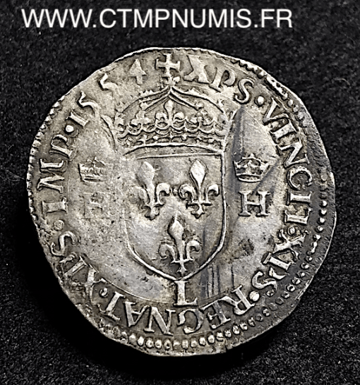 HENRI II TESTON TETE COURONNEE 1554 L BAYONNE