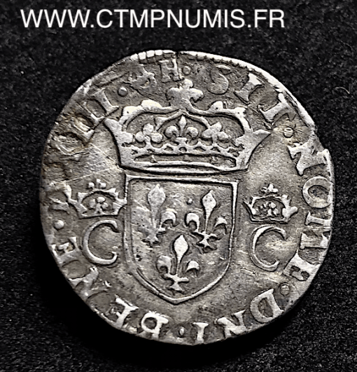 CHARLES IX TESTON FAUTE 513 (1553) K BORDEAUX