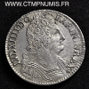 LOUIS XIV 1/2 ECU AUX 3 COURONNES 1712 A PARIS