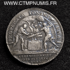 JETON ARGENT LOUIS XIV FORGERONS 1702