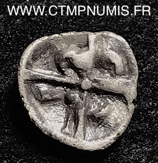 CADURQUES OBOLE ARGENT TETE TRIANGULAIRE