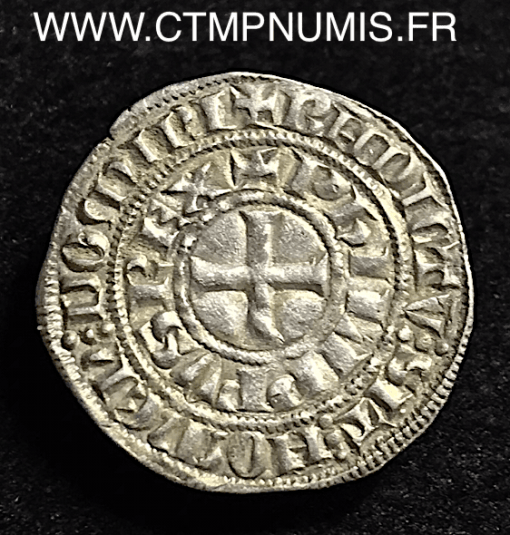 PHILIPPE IV MAILLE TIERCE A L'O ROND ARGENT