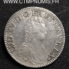 LOUIS XV ECU ARGENT VERTUGADIN 1717 X AMIENS