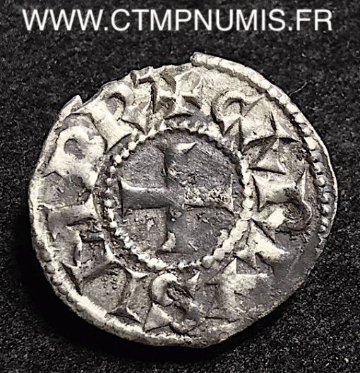 CHARLES III LE GROS DENIER ARGENT TOULOUSE