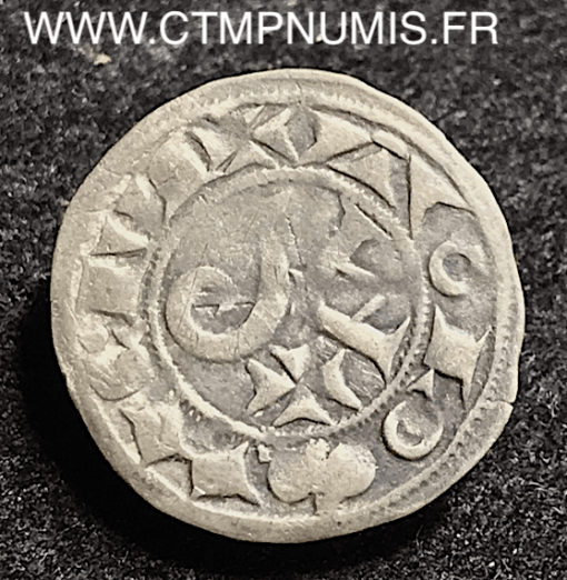 OBOLE ARGENT ALPHONSE DE FRANCE TOULOUSE