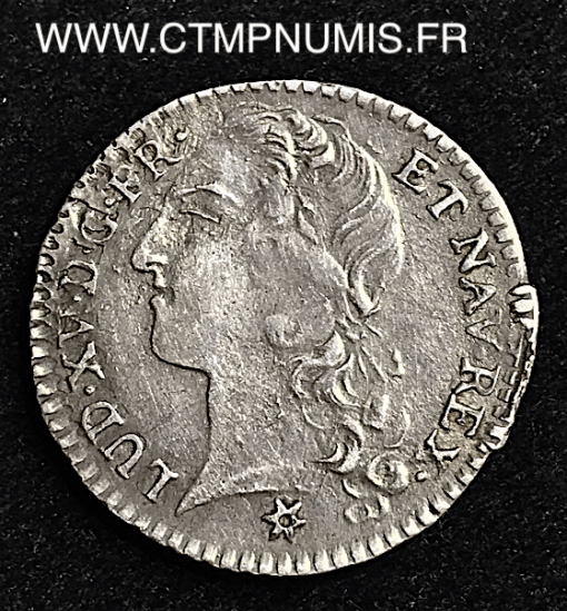LOUIS XV 1/10 ECU AU BANDEAU 1762 M TOULOUSE