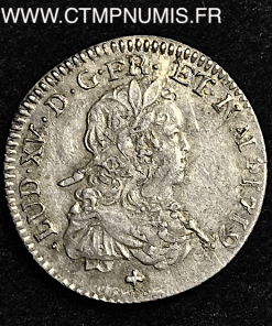 LOUIS XV 1/6 ECU ARGENT DE FRANCE 1720 TOULOUSE