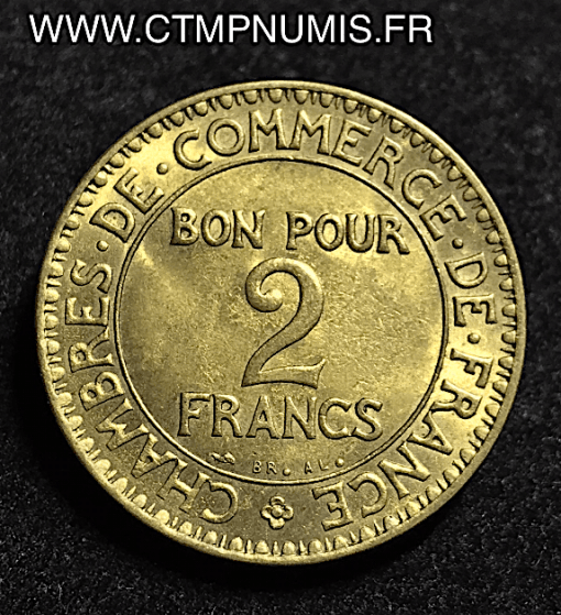 2 FRANCS CHAMBRE COMMERCE DOMARD 1920