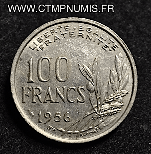 100 FRANCS COCHET 1956 TTB+