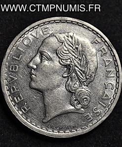 5 FRANCS LAVRILLIER NICKEL 1937