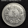 5 FRANCS LAVRILLIER NICKEL 1937