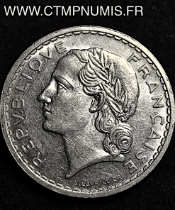 5 FRANCS LAVRILLIER NICKEL 1937