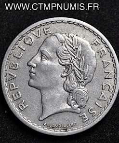 5 FRANCS LAVRILLIER ALUMINIUM 1952