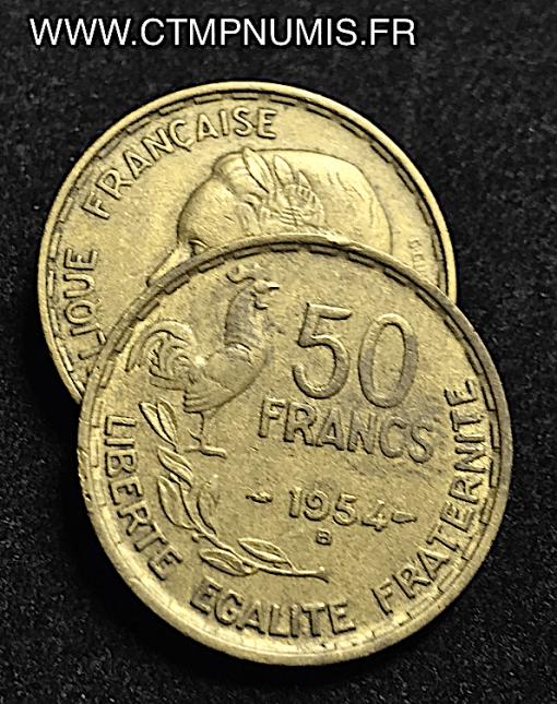 50 FRANCS G.GUIRAUD 1954 B