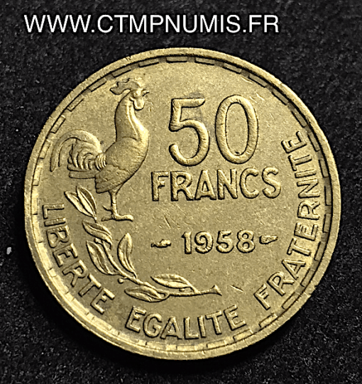 50 FRANCS G.GUIRAUD 1958