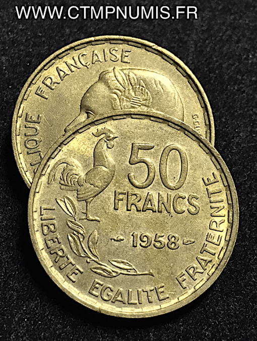 50 FRANCS G.GUIRAUD 1958