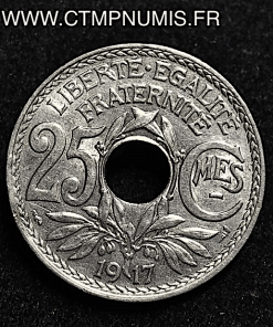 25 CENTIMES LINDAUER SOULIGNE 1917