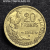 20 FRANCS G.GUIRAUD 1950 B 3 PLUMES